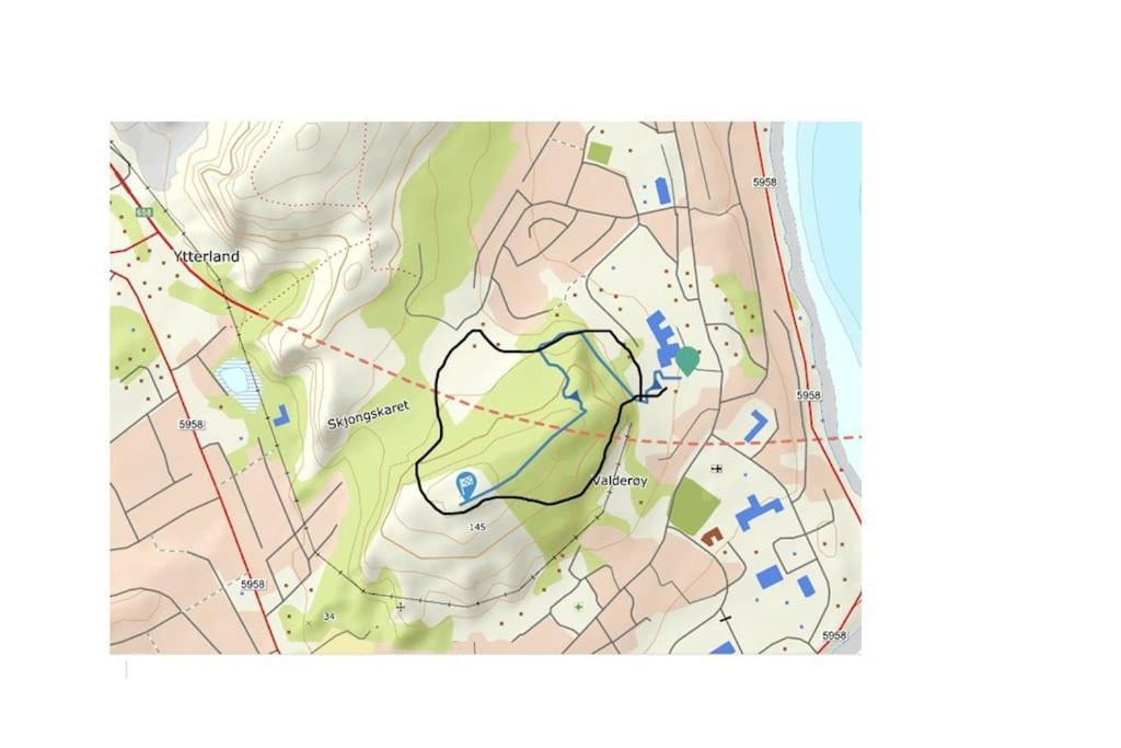 Leilighet I Enebolig Pa Valderoya Ved Alesund Ytterland Exterior photo